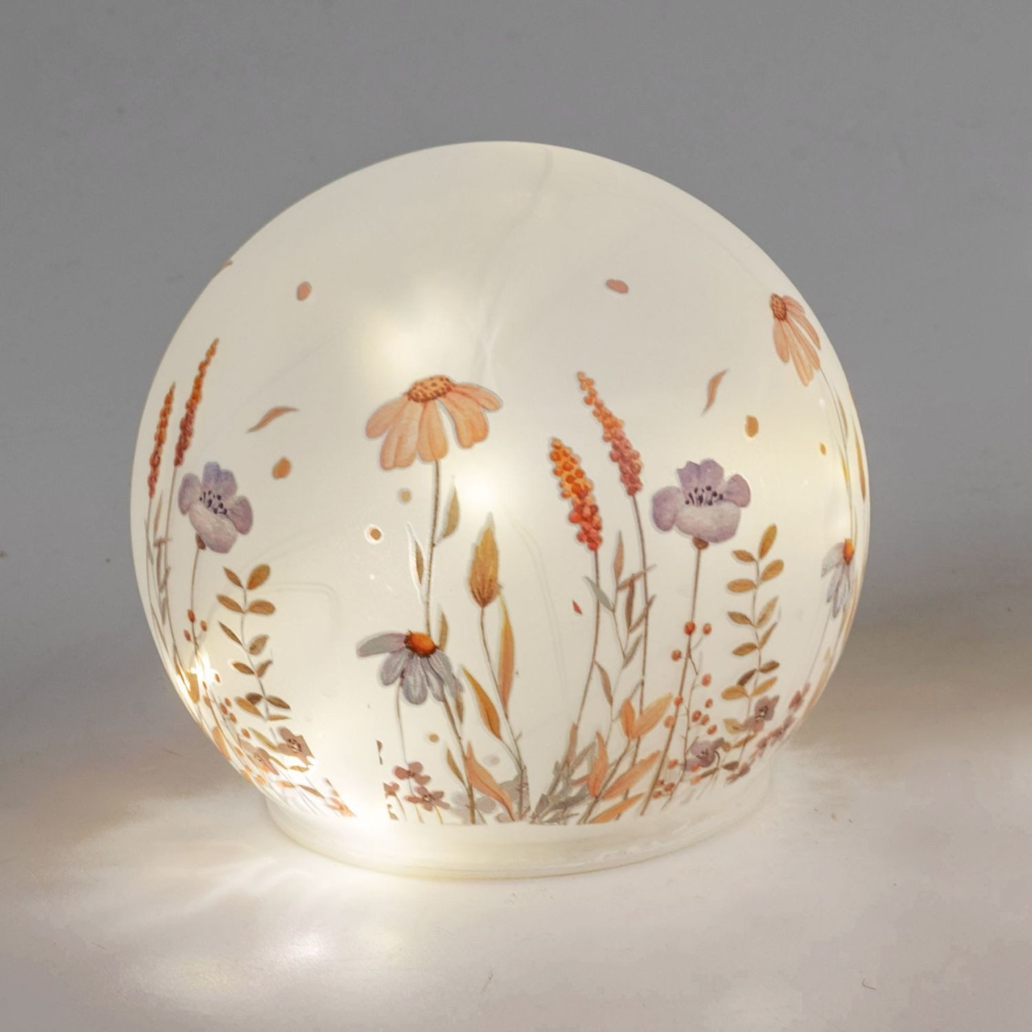 formano Tischleuchte Wiesenblumen, LED-Lichterkette, mit Timer, Mehrfarbig, Blumenwiese, H: cm