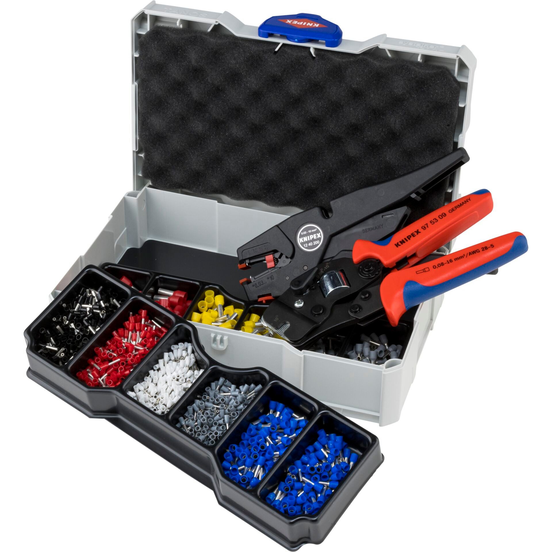 Knipex Bit- und Steckschlüsselset Aderendhülsensortiment 1240200+975309
