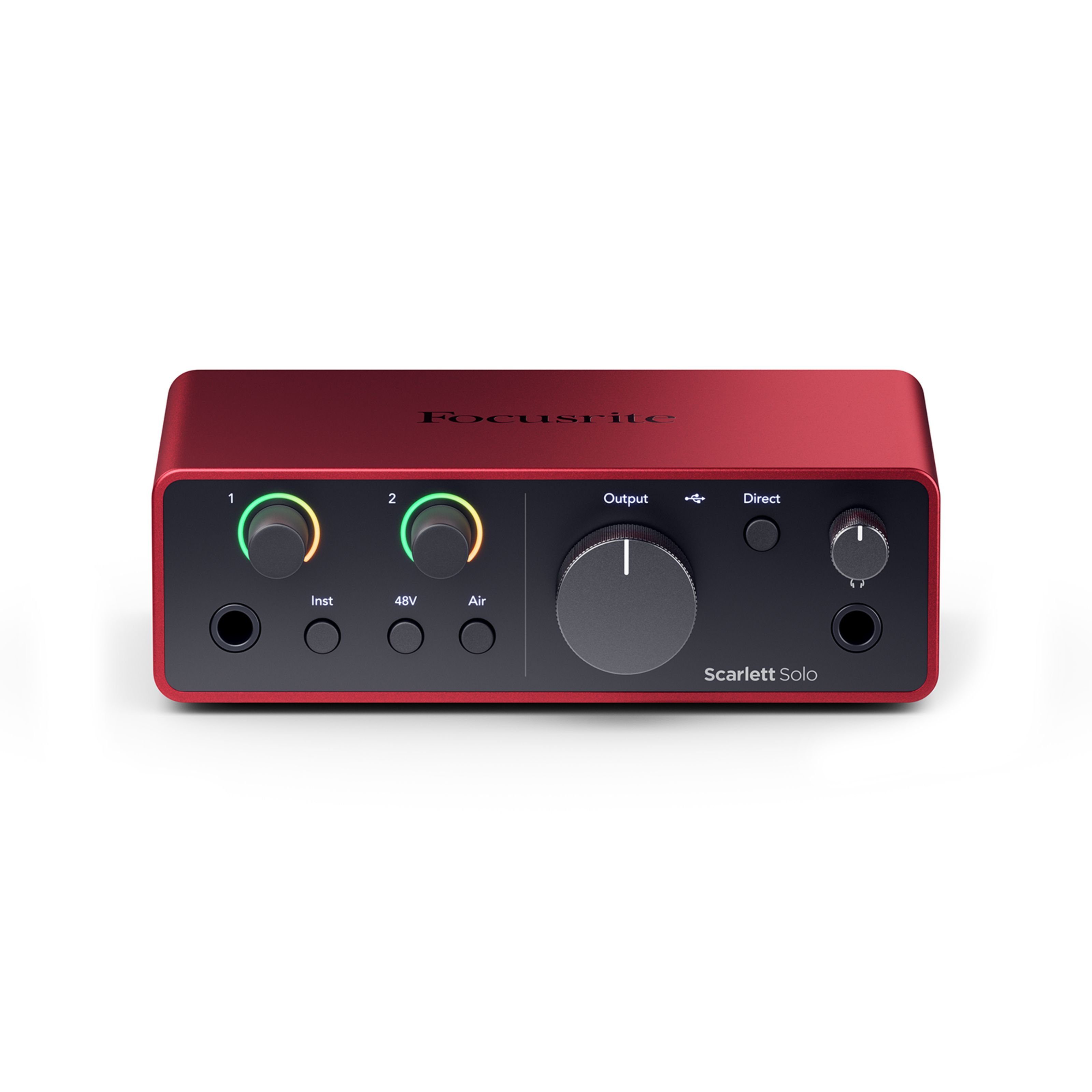 Focusrite Digitales Aufnahmegerät (Scarlett Solo 4th Gen USB Audio Interface - USB Audio Interface)