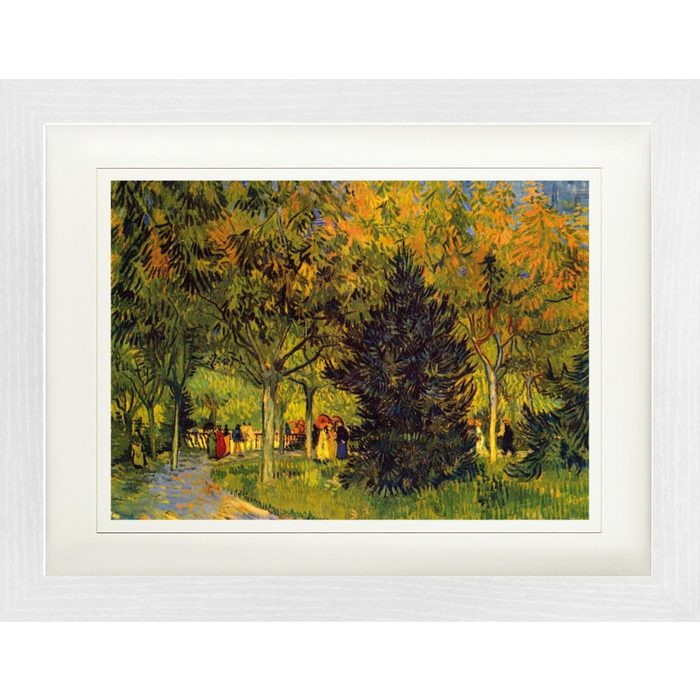 1art1 Bild mit Rahmen Vincent Van Gogh - Allee Im Park 1888