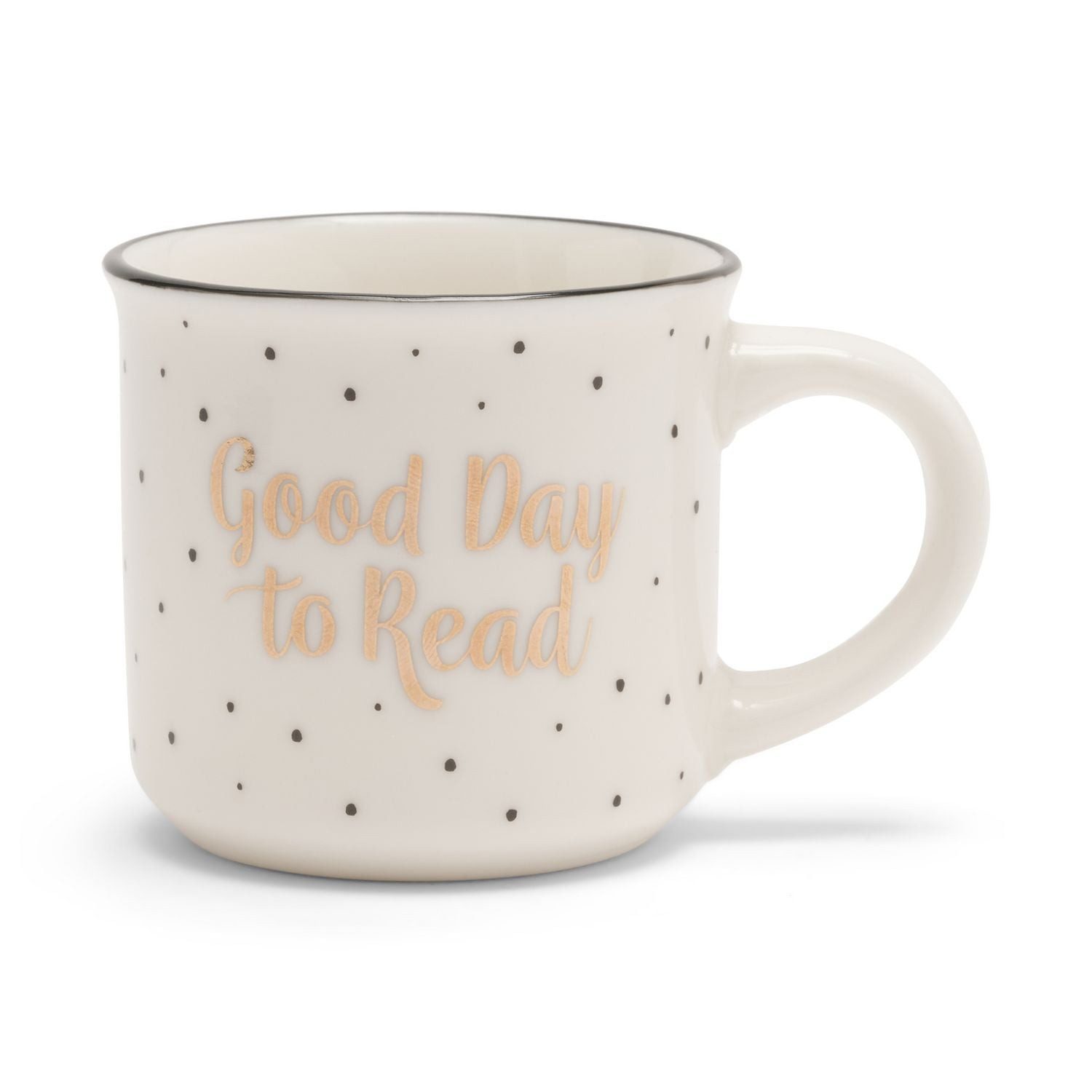 Tasse Espressotasse ""Good day to read"", New Bone China