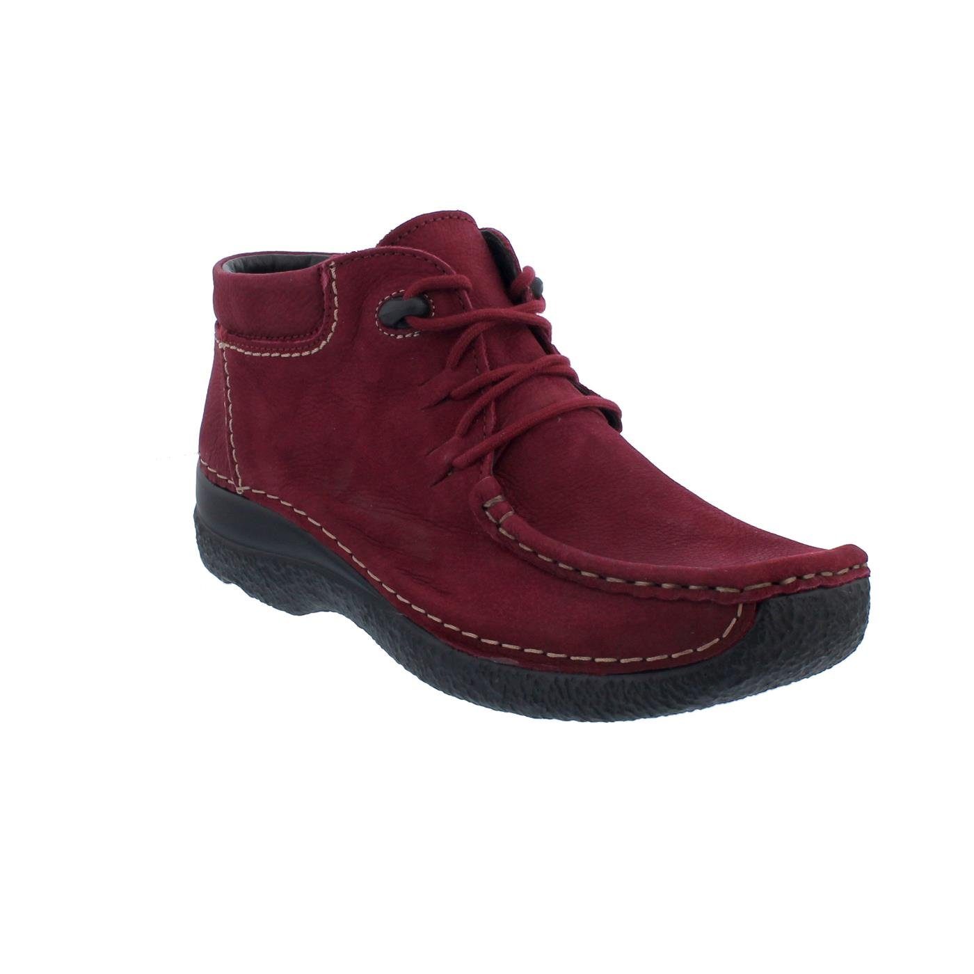 WOLKY Wolky Seamy Moc Bootie, Antique nubuck, Oxblood 0625311-530 Schnürsti günstig online kaufen