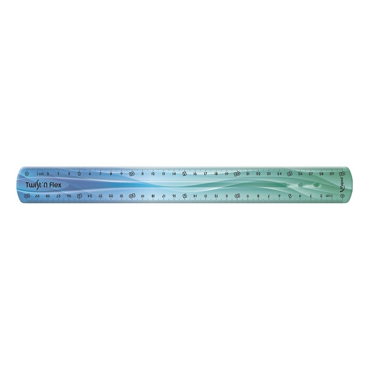 MAPED Lineal Twist'n Flex, biegsam, beidseitiger Maßstab