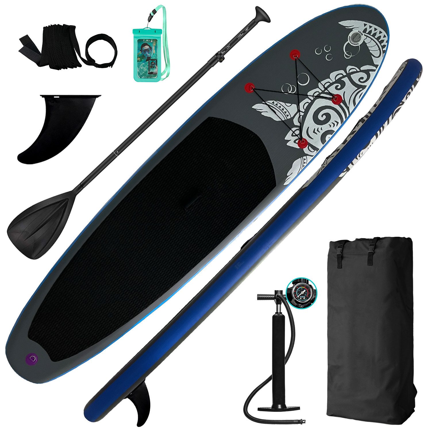 DOTMALL Inflatable SUP-Board Aufblasbares Paddelbrett
