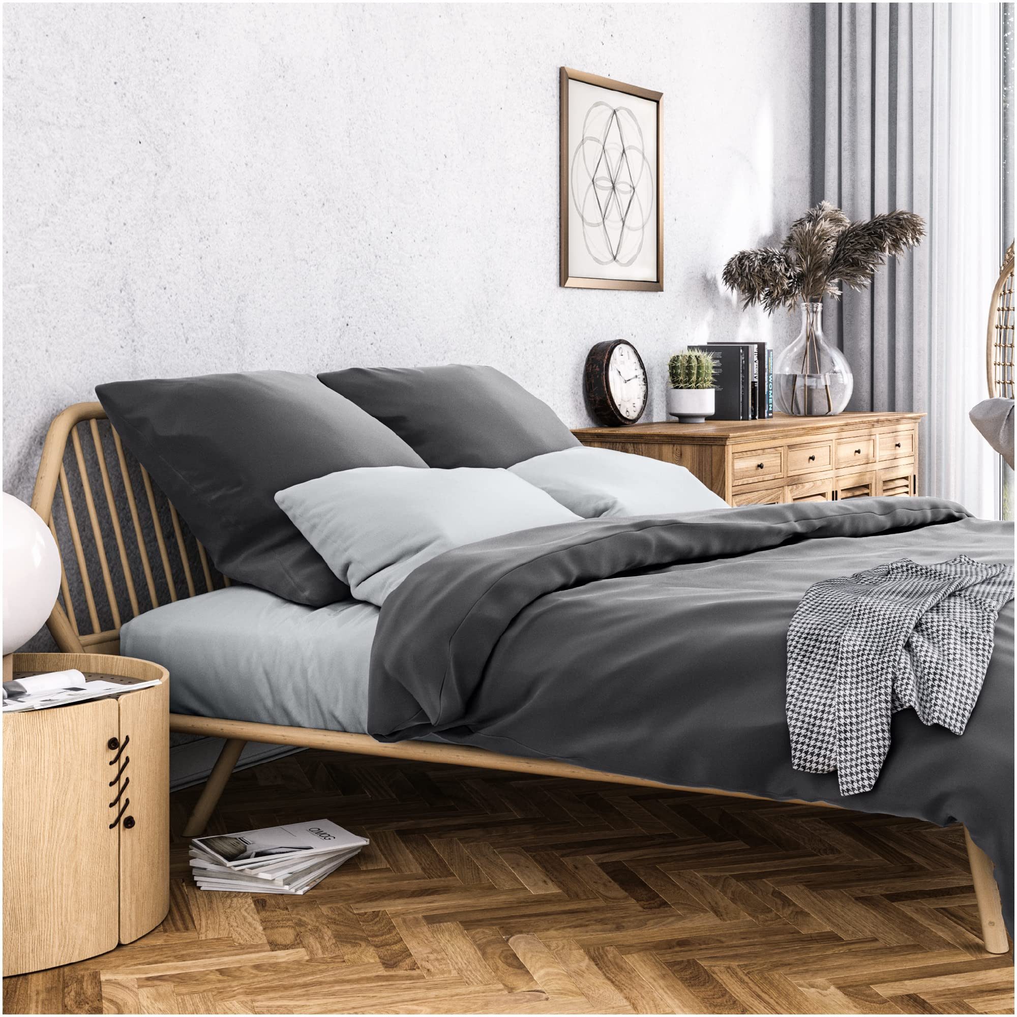 Bettwäsche aus Satin Baumwolle - Traumhaft weiche Mako Satin Bettwäsche-Sets