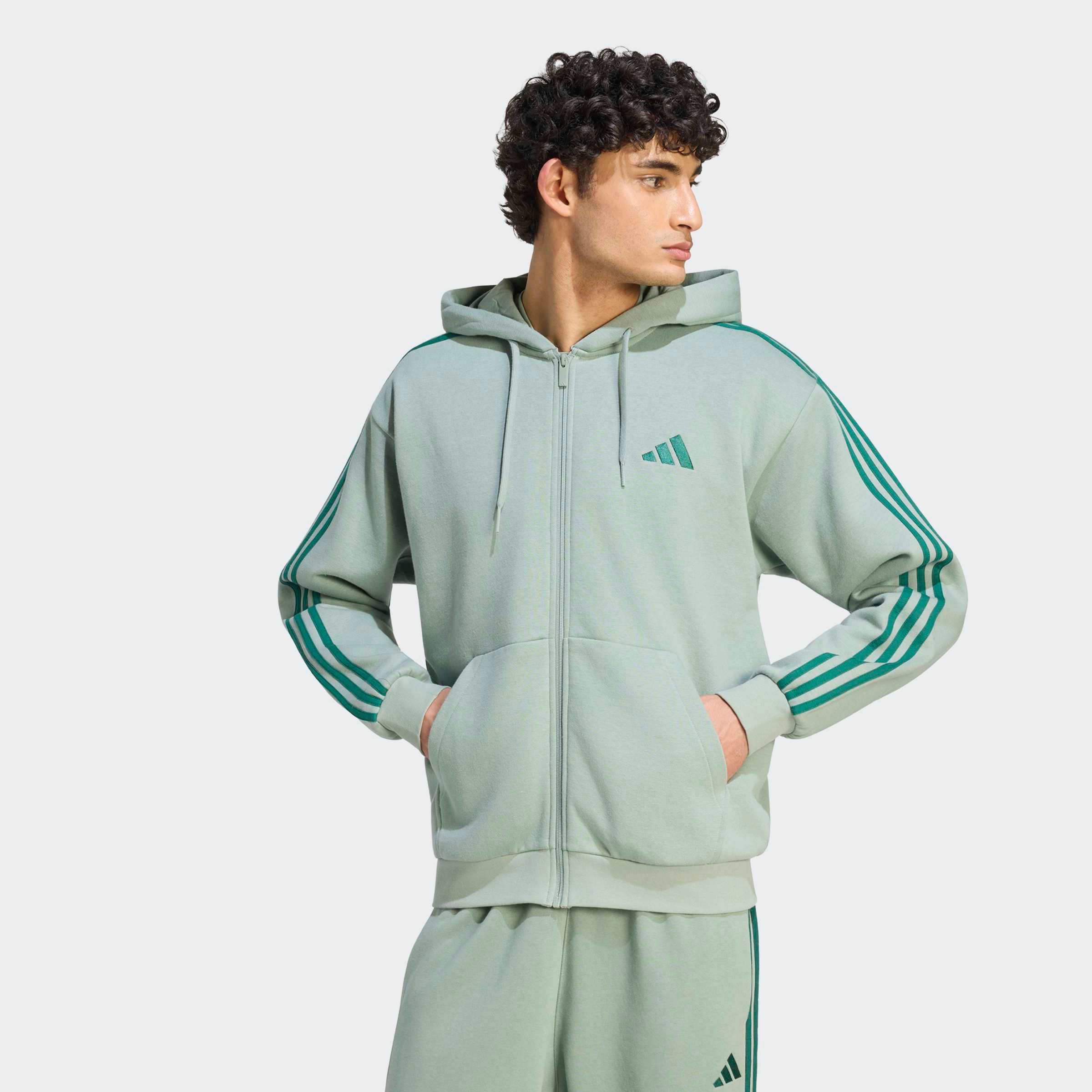 adidas Sportswear Kapuzensweatshirt M 3S FL FZ HD