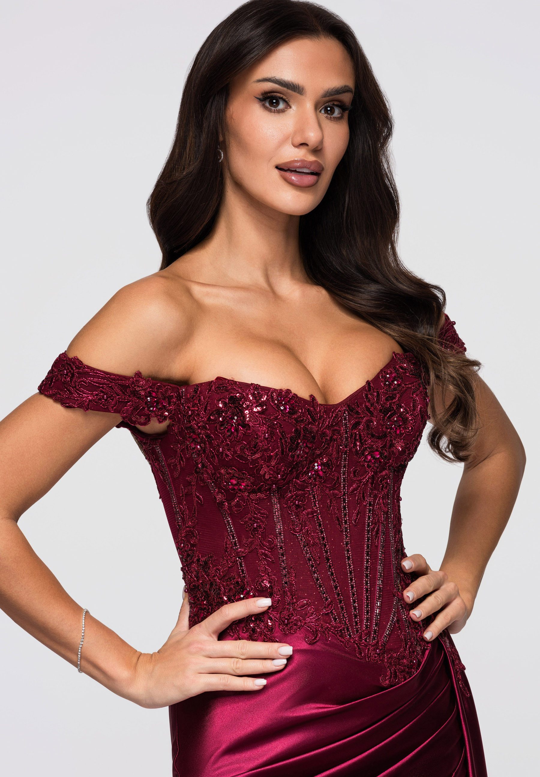 OMBRE Abendkleid Elegantes Abendkleid günstig online kaufen