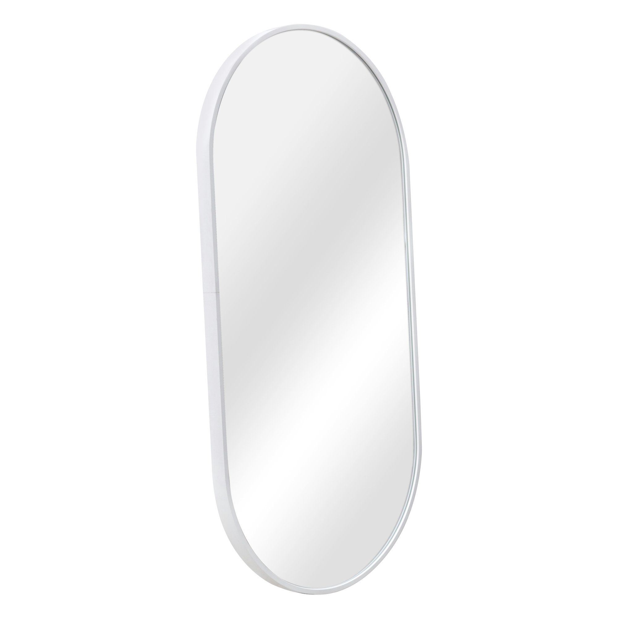 en.casa Wandspiegel, Corato 40x80cm Badspiegel Ellipsen-Form günstig online kaufen
