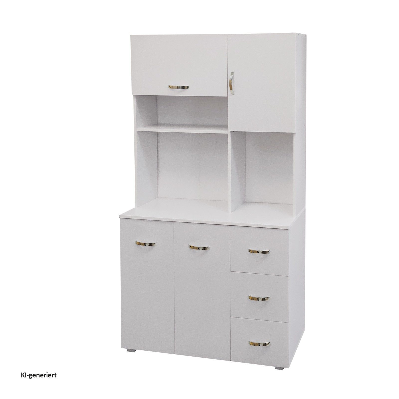 HTI-Living Hochschrank Küchenschrank Weiß Blanca (Stück, 1-St., 1 Schrank) Küchenbuffet