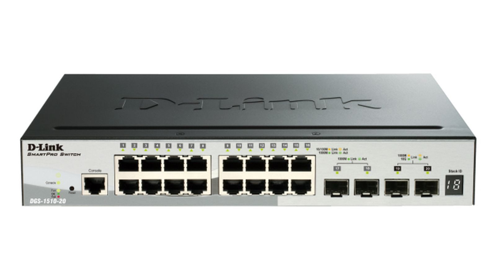 D-Link DGS 1510-52XMP - Switch - L3 - Smart - 48 x 10/100/1000 (PoE) + 4 ... Netzwerk-Switch