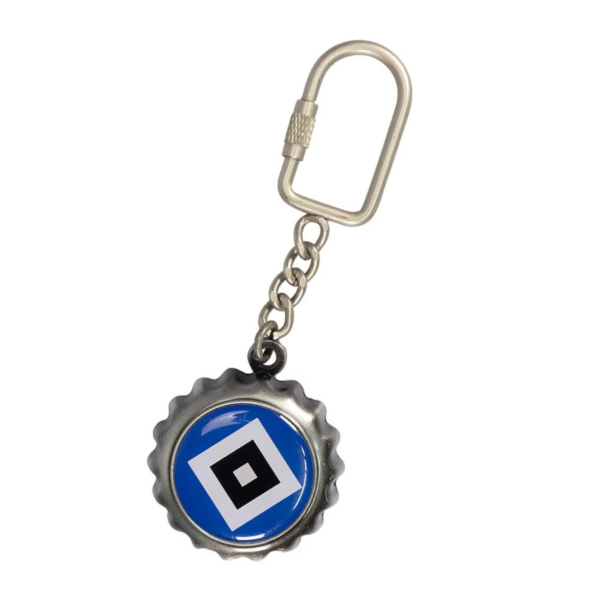 HSV Schlüsselanhänger HSV Schlüsselanhänger "Kronkorken blau"