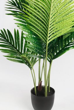 Kunstpalme KP111 Kunstpflanze Palme künstliche Pflanze Palme, Arnusa, Höhe 90 cm, im Topf