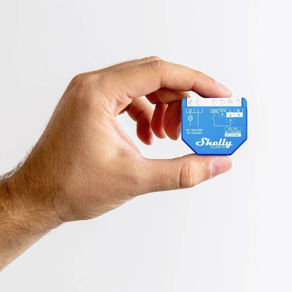 Shelly UP-Relais max 16 A, 1 Kanal, Z-Wave Shelly_W_1 Smart-Home-Steuerelement