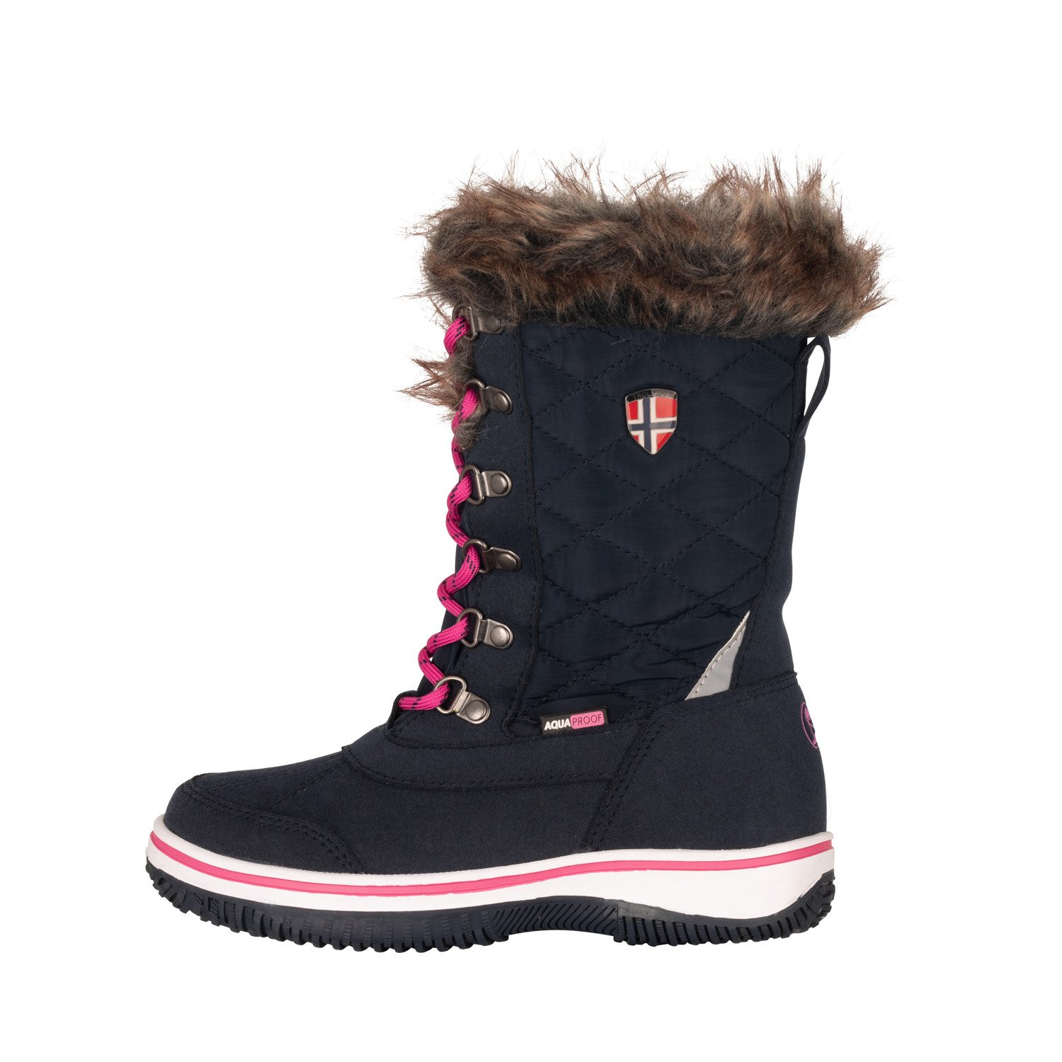 TROLLKIDS GIRLS HOLMENKOLLEN SNOW BOOTS XT Winterstiefel Winterschuhe, Winterboots, Snowboots, wasserdicht, reflektierend