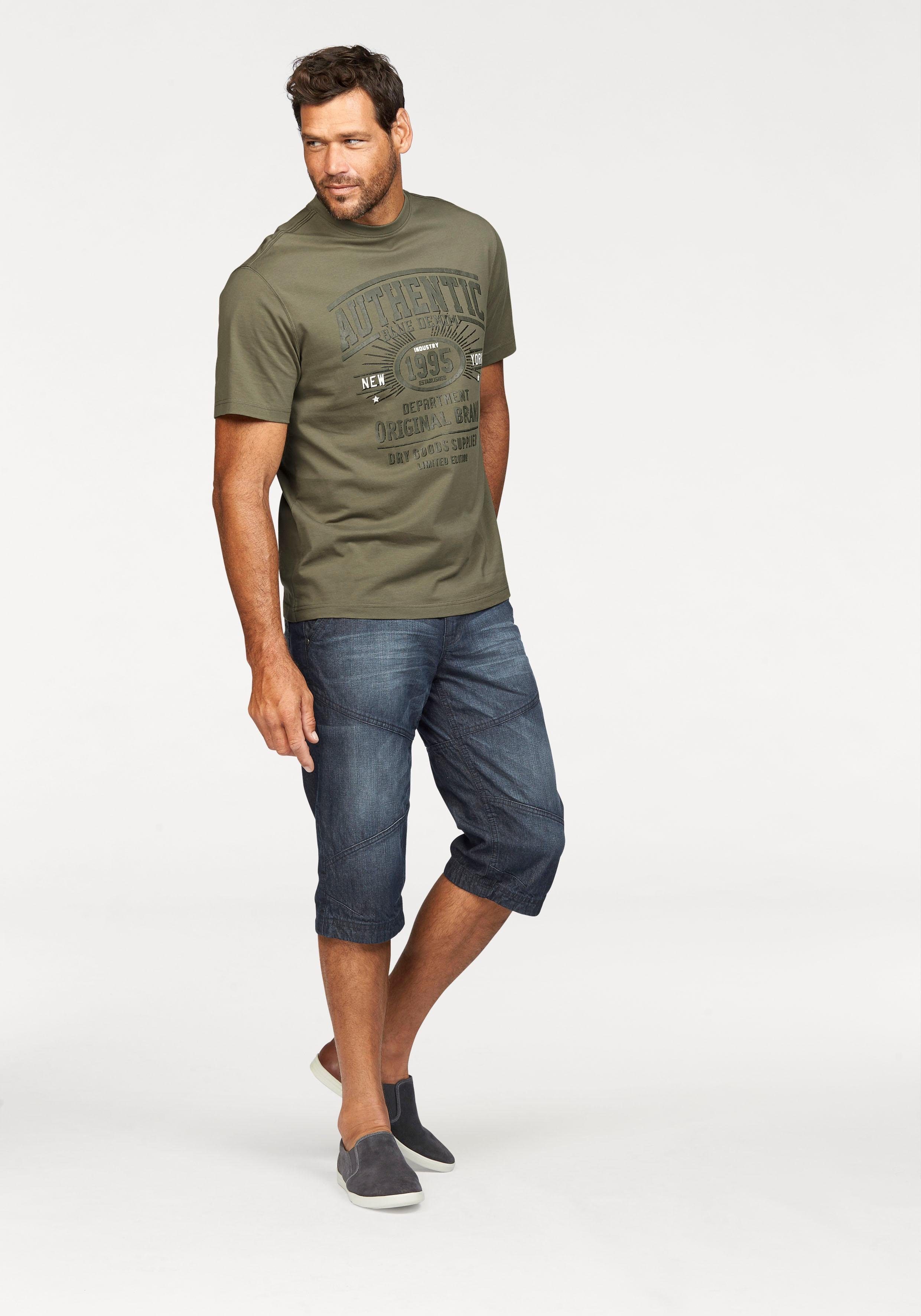 Man's World T-Shirt Kurzarm, lässige Passform, bedrucktes Design, Rundhals – Bild 5 von 5