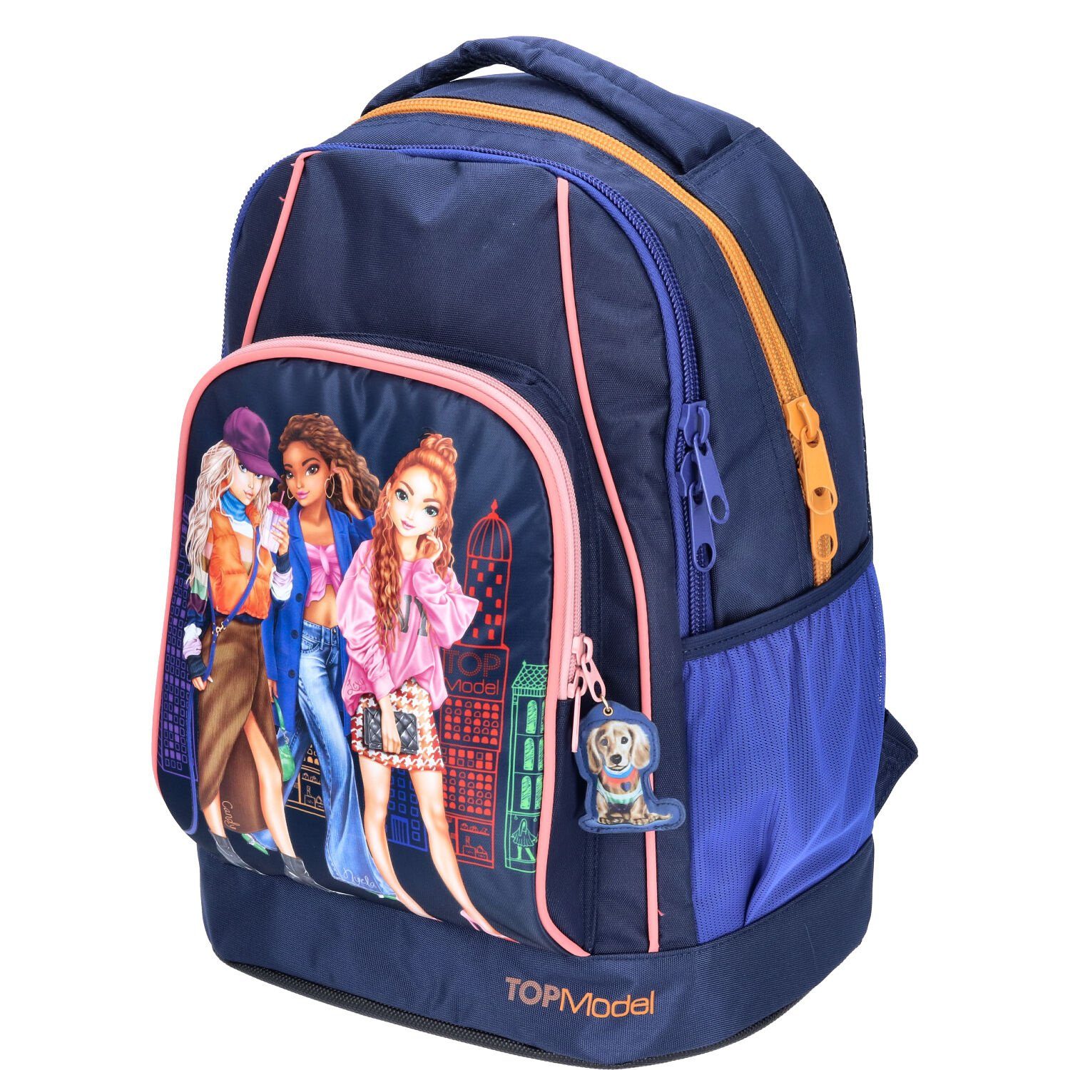 Depesche Federtasche Depesche Schulrucksack TOPModel City Girls dunkelblau