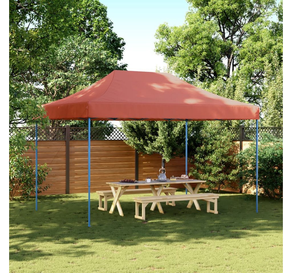 Thumbnail - vidaXL Pavillon Pavillon Gartenpavillon Partyzelt Faltbar Pop-Up Terrakottarot 410x279