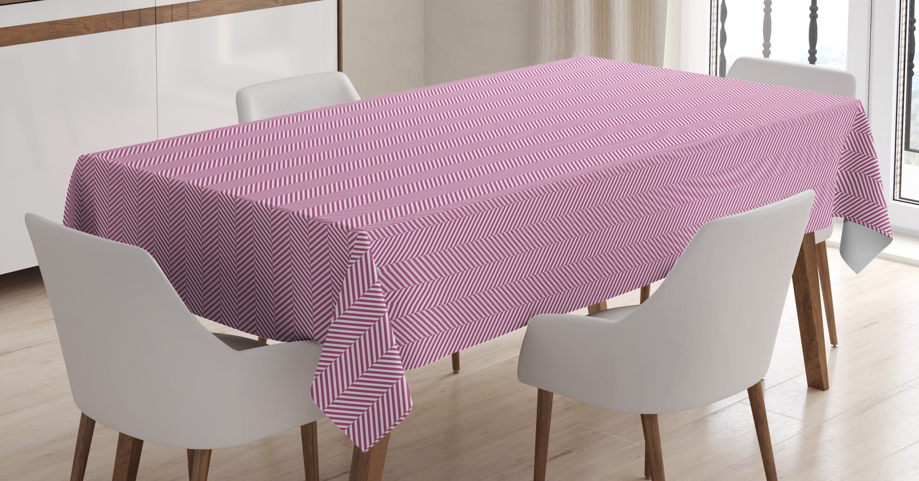 Abakuhaus Tischdecke Farbfest Waschbar Für den Außen Bereich geeignet Klare Farben, Winkel Abstrakt Geometric Design | Tischdecken