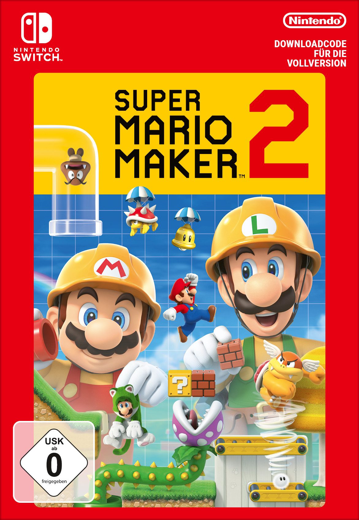 Super Mario Maker 2 (Download-Code), Nintendo Switch