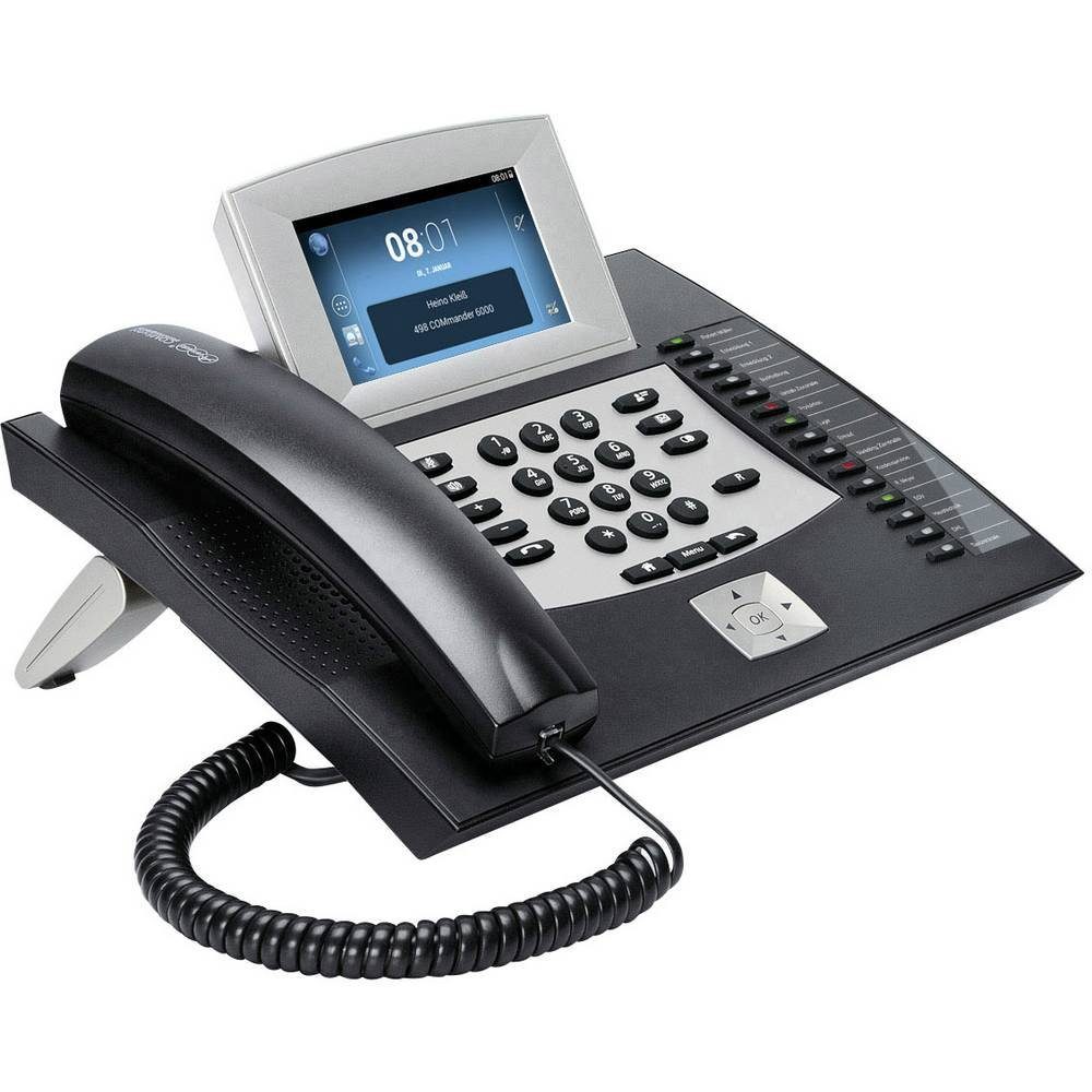 Auerswald COMfortel 2600 IP Anrufbeantworter, (Android, Hybrides VoIP-Telefon Kabelgebundenes Telefon Freisprechen)