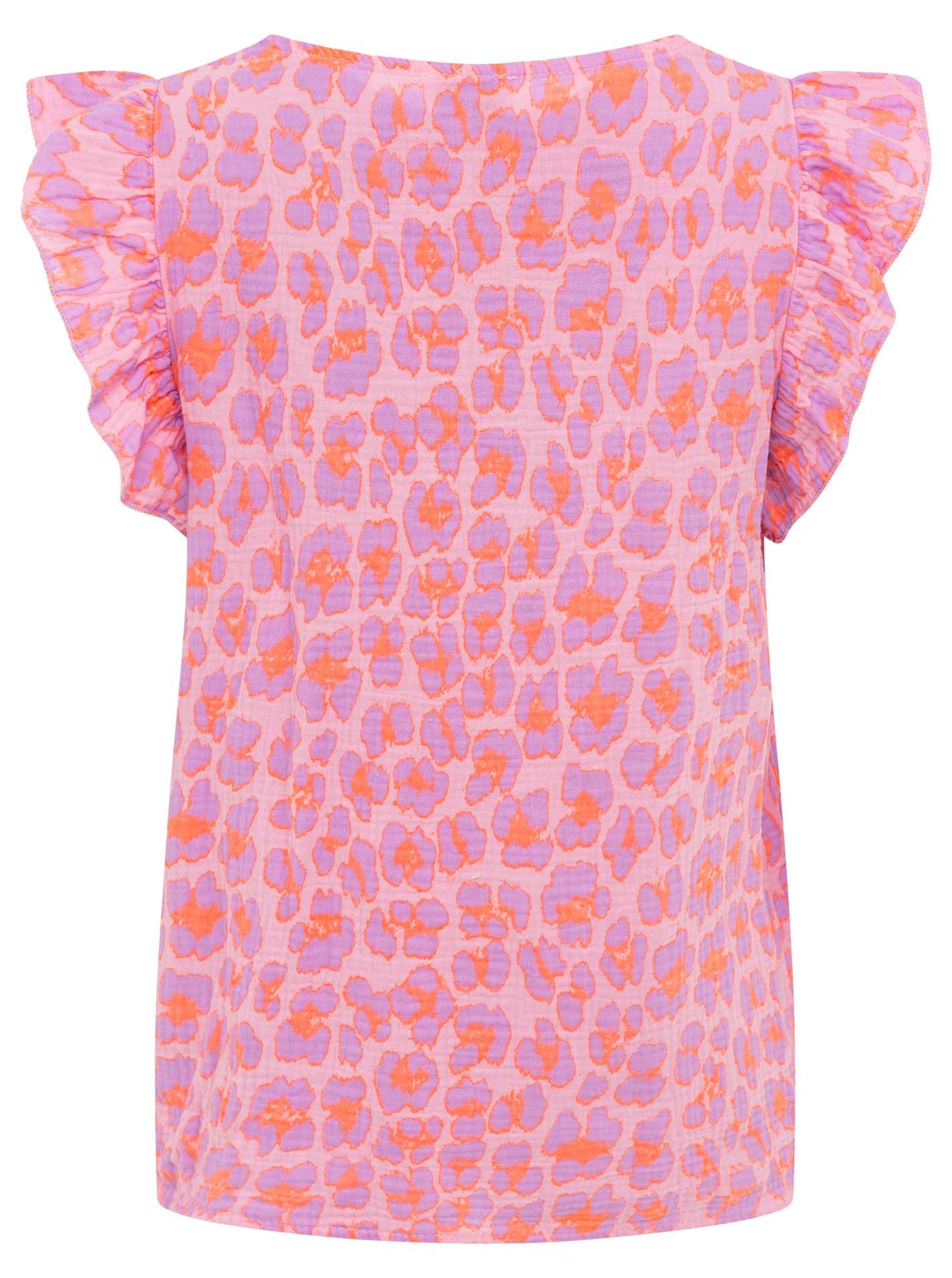 Zwillingsherz Blusenshirt Kurzarmbluse "Giselle"
