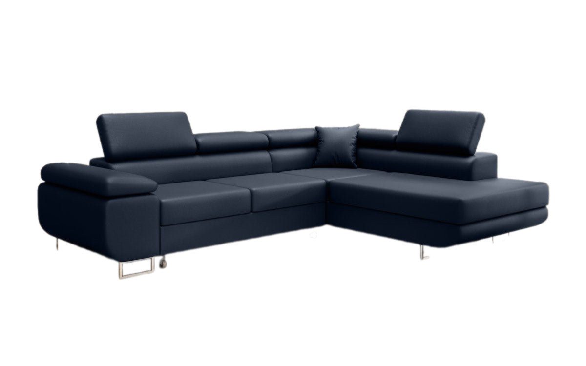 Luxusbetten24 Schlafsofa Designer Sofa Aston Kunstleder, günstig online kaufen