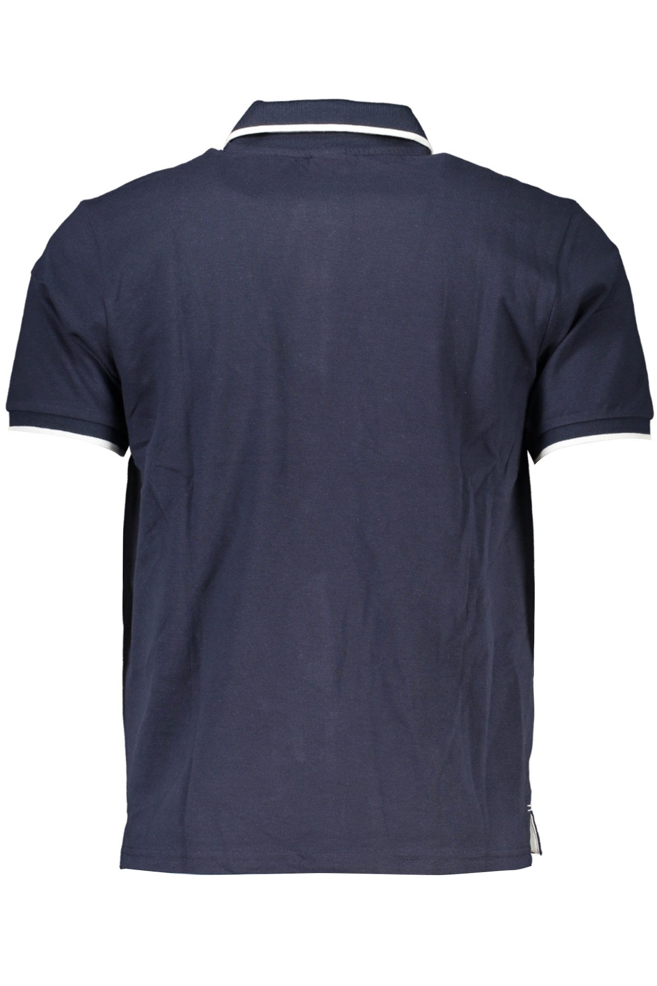 North Sails Poloshirt Blaues Herren-Kurzarm-Poloshirt mit Kontrastdetails