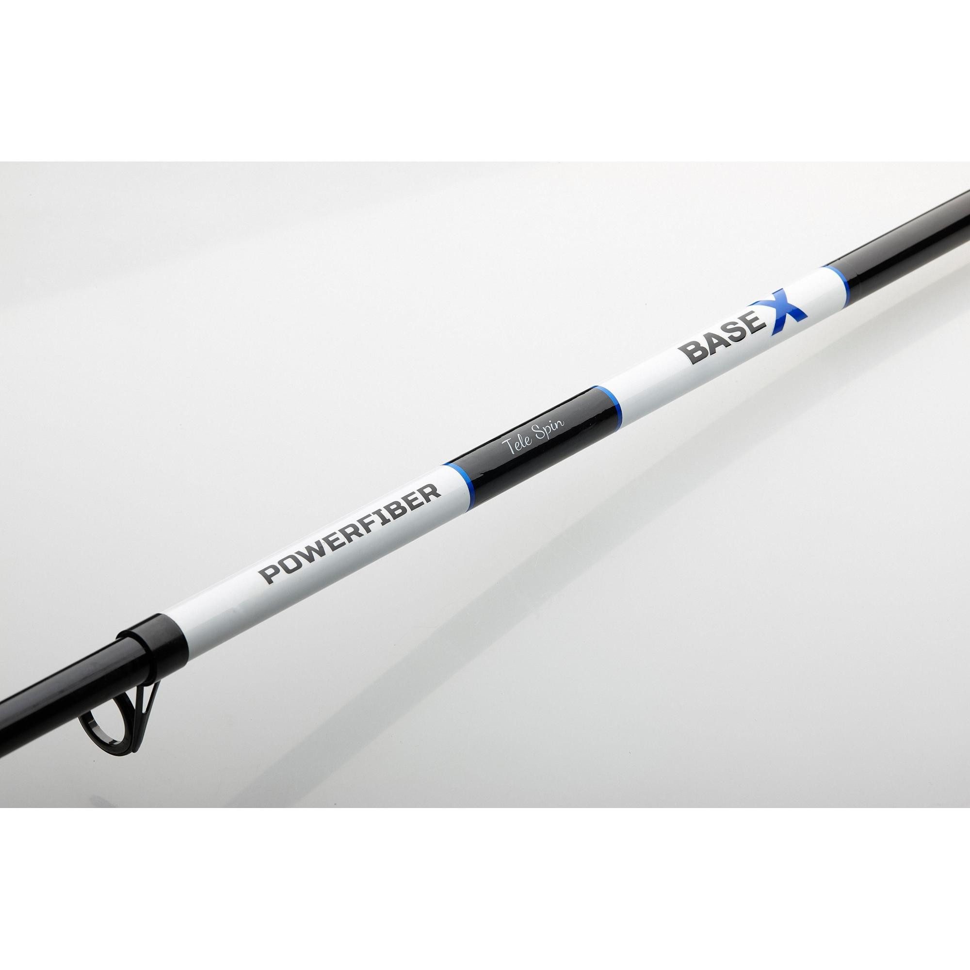 DAM Fishing Spinnrute Base-X Tele Spin Rod 210cm bis 300cm - 30-60g WG - Raubfisch Rute, (1-tlg), Für das Spinn-, Grund- oder Posenfischen geeignet