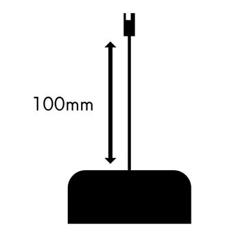 kalb LED Verteiler Adapter 6-Fach Ministecker 10cm Kabellänge schwarz Lampen-Verbindungskabel