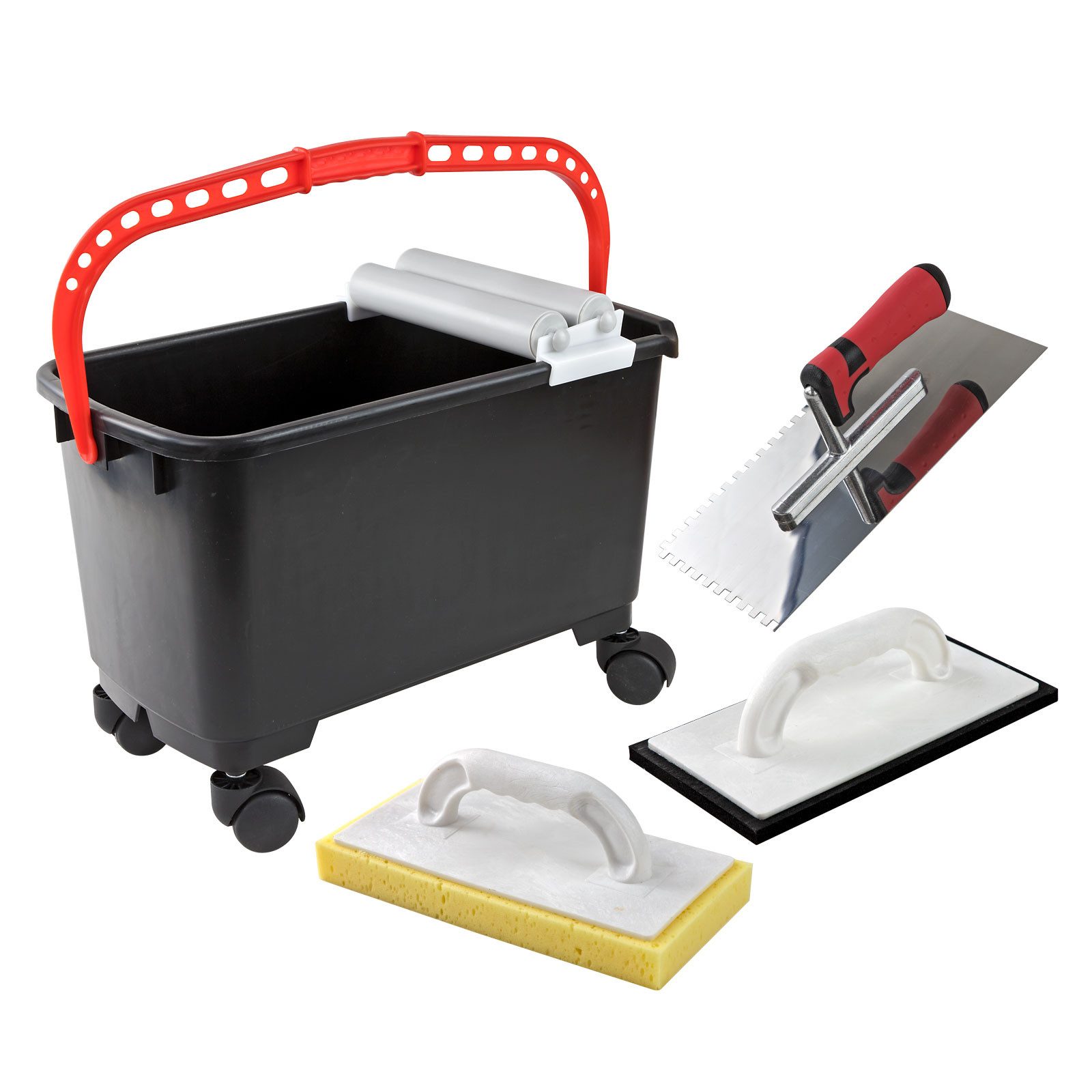 DEMA Fliesenschneider Fliesenwaschset 4tlg.mit Rollen MOP günstig online kaufen