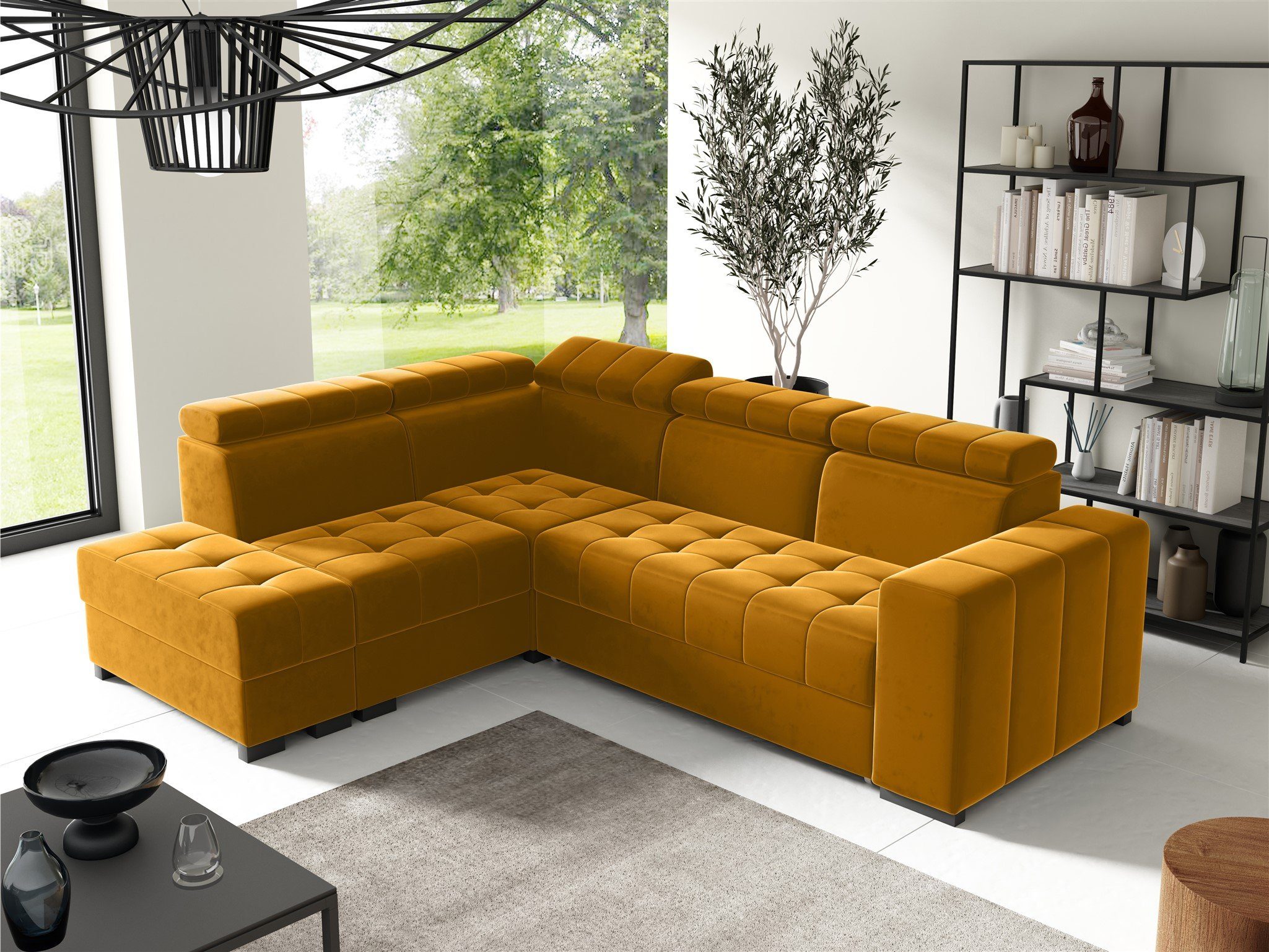 Fun Möbel Ecksofa Schlafsofa Sofa CESENA günstig online kaufen