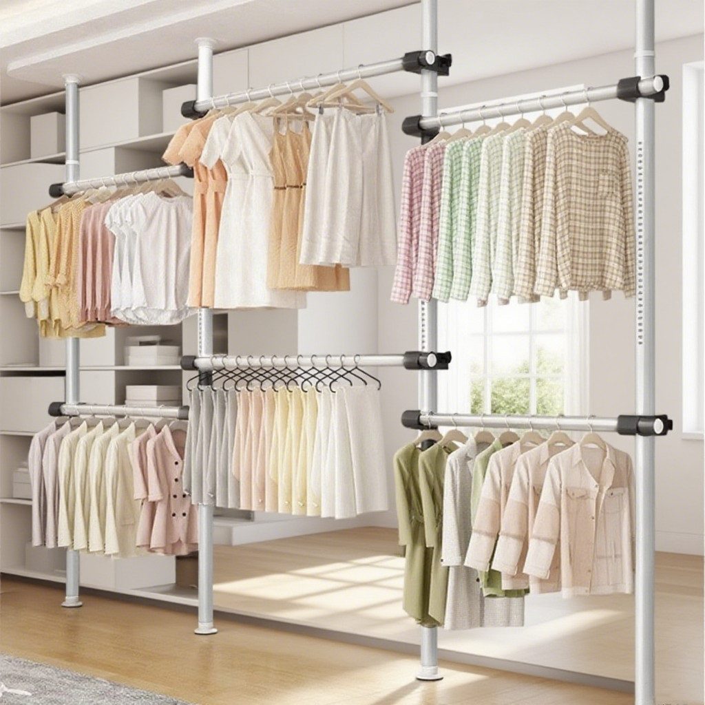 Vellora Kleiderbügel Kleiderständer, teleskopierbarer Kleiderstab, (1-tlg), günstig online kaufen