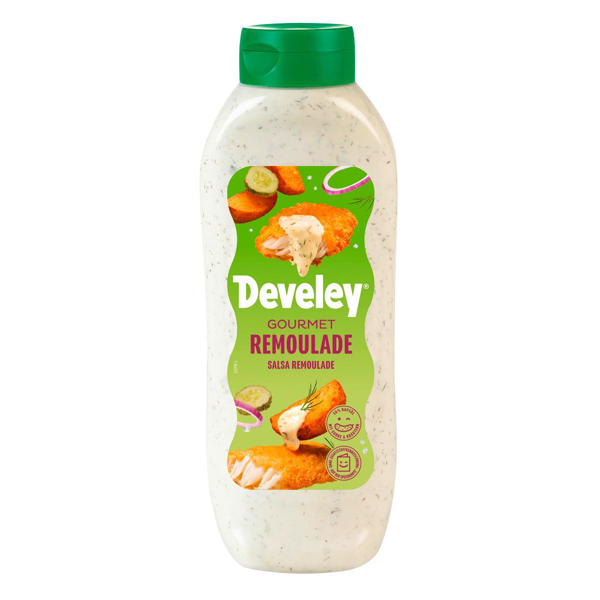 Develey Saucen, Develey Gourmet Remoulade cremig wuerzig ideal zum Verfeinern 875ml