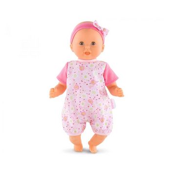 Corolle® Babypuppe Calin Melodien + Bussi, 30 cm Rosa Babypuppe mit Funktion Weichkörperpuppe