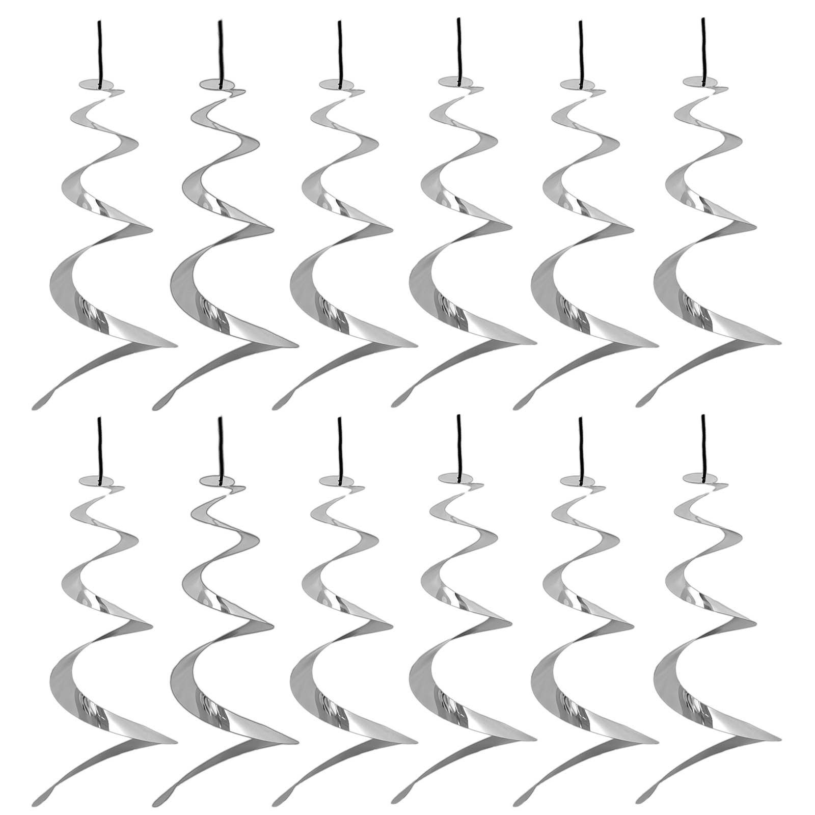 HAC24 Vogelabwehr-Windspiel Windspirale Vogelabwehr Vogelschreck Taubenabwe günstig online kaufen