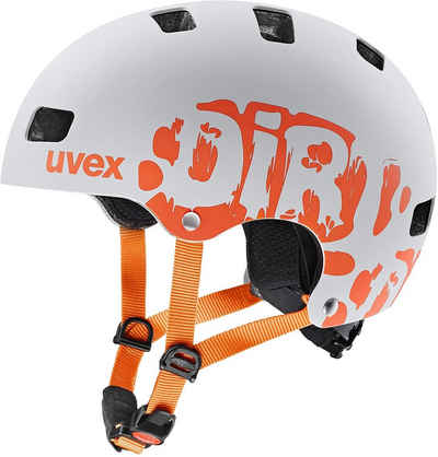 Uvex Kinderfahrradhelm Kid 3 cc Dirtbike grey-orange mat