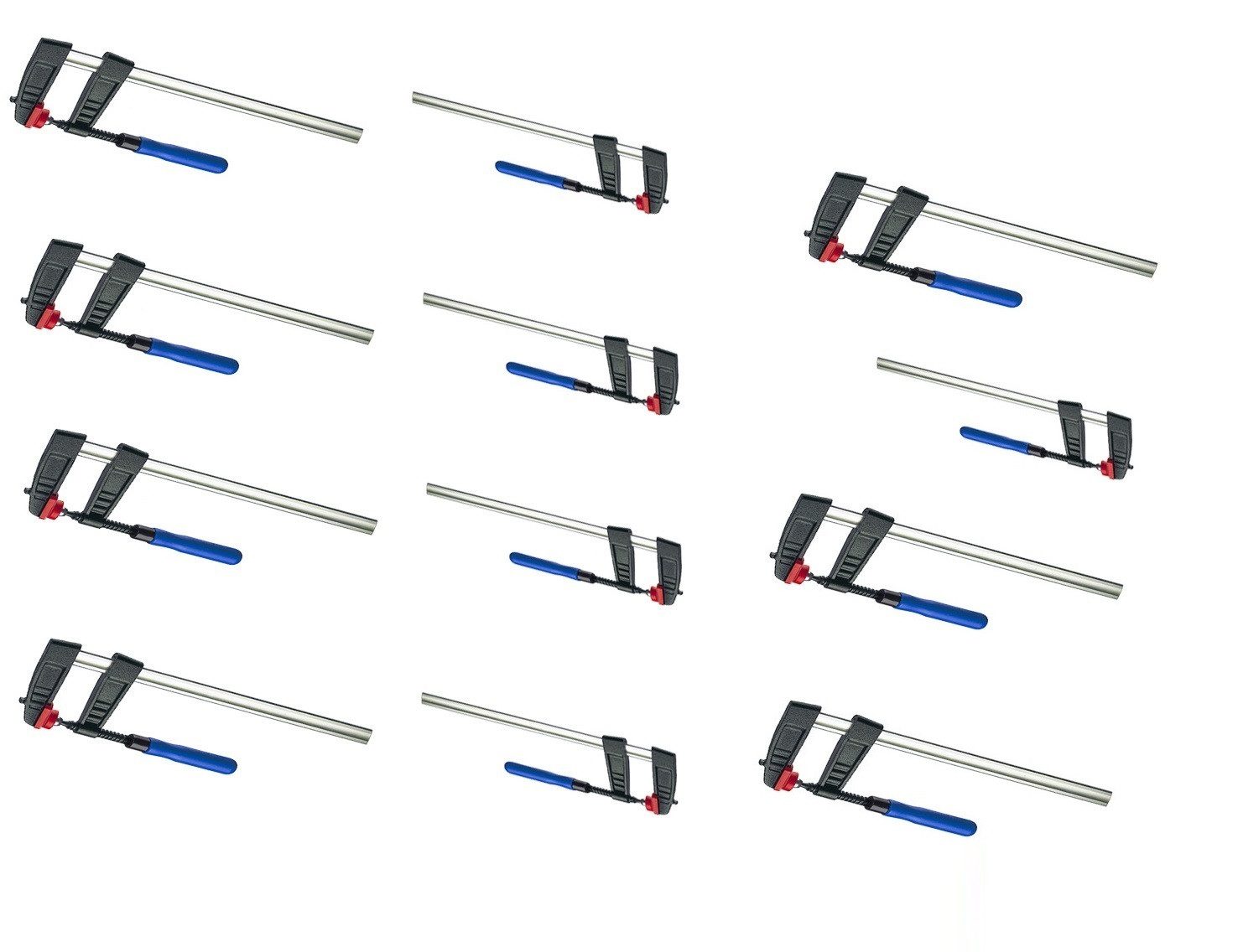 VaGo-Tools Schraubzwinge Zwingen Schraubzwingen 150/200/250*50mm Set 12 tlg