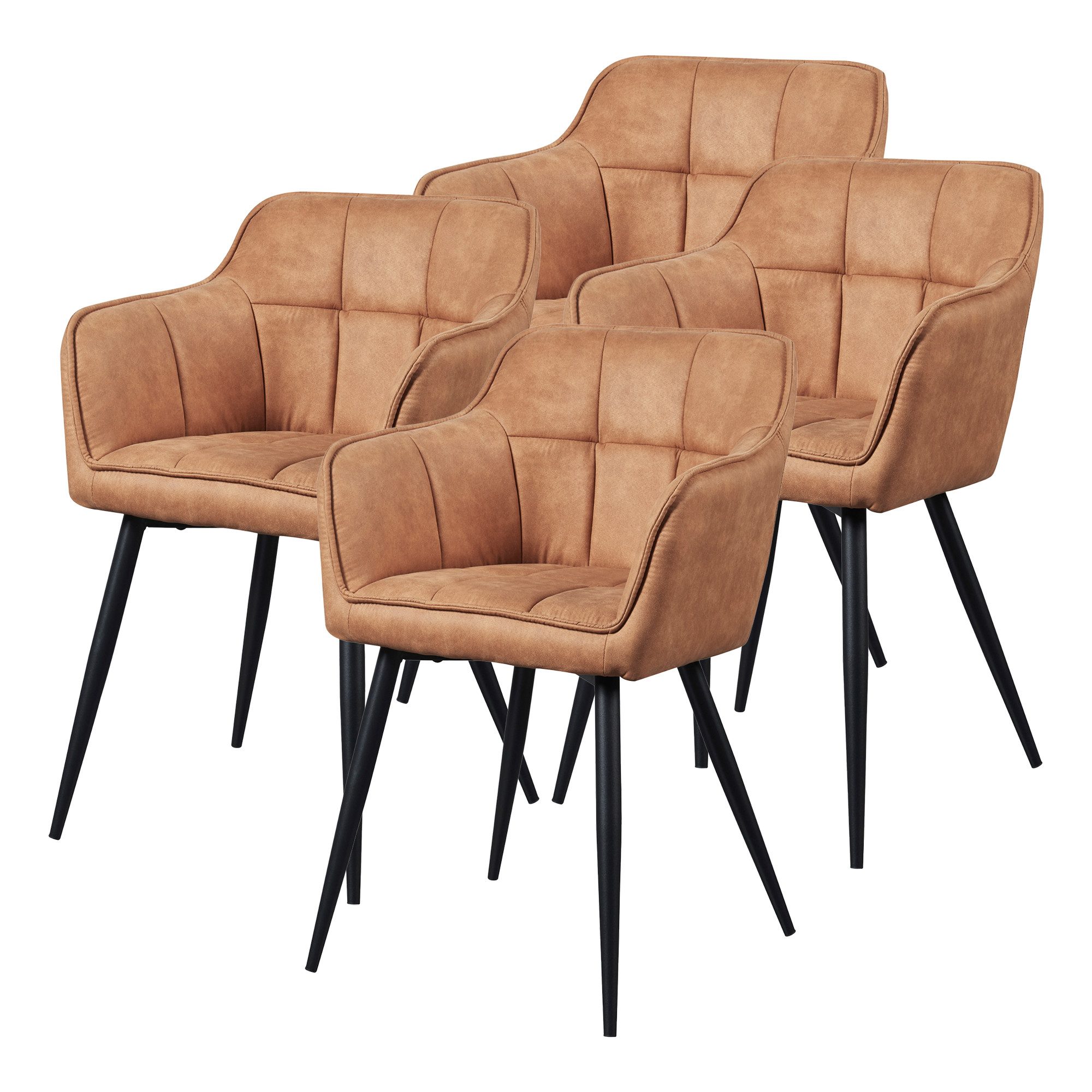 en.casa Esszimmerstuhl (Set, 4 St), »Birmingham« günstig online kaufen