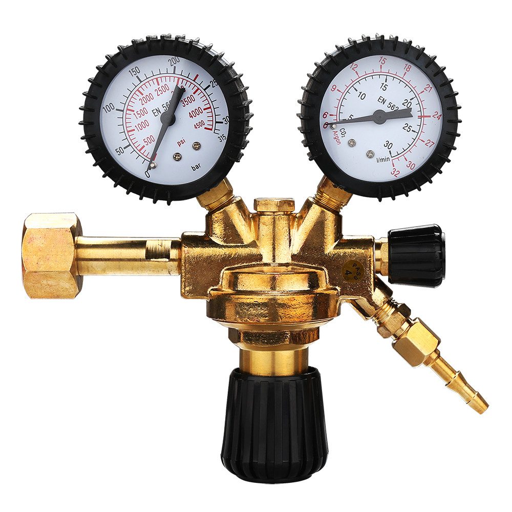 Clanmacy Druckminderer Druckregler MIG/MAG WIG TIG Mehrwegflaschen Druckminderer, (1-St)