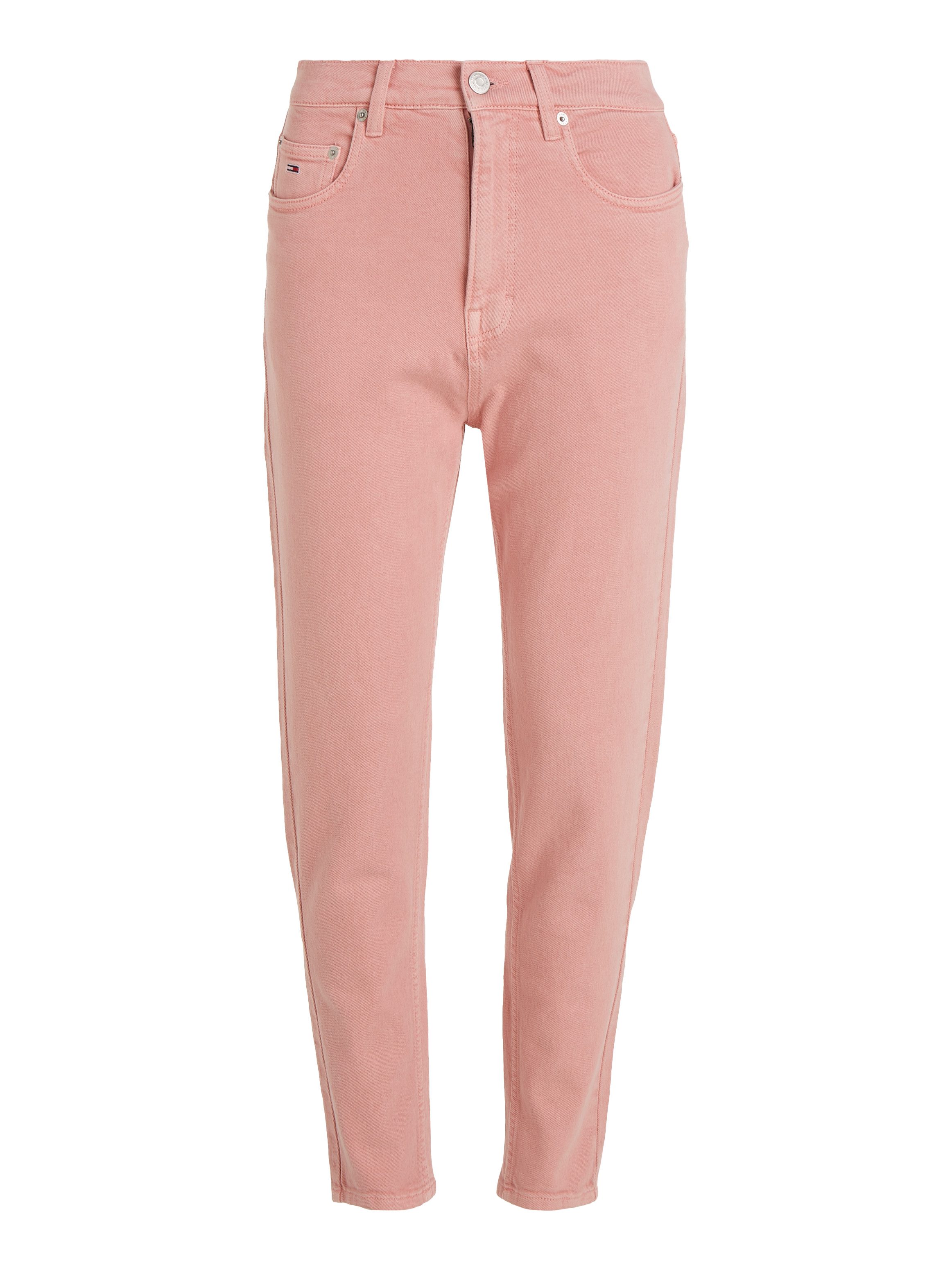 Tommy Jeans Webhose TJW MOM SLIM UH GD mit Logostickerei