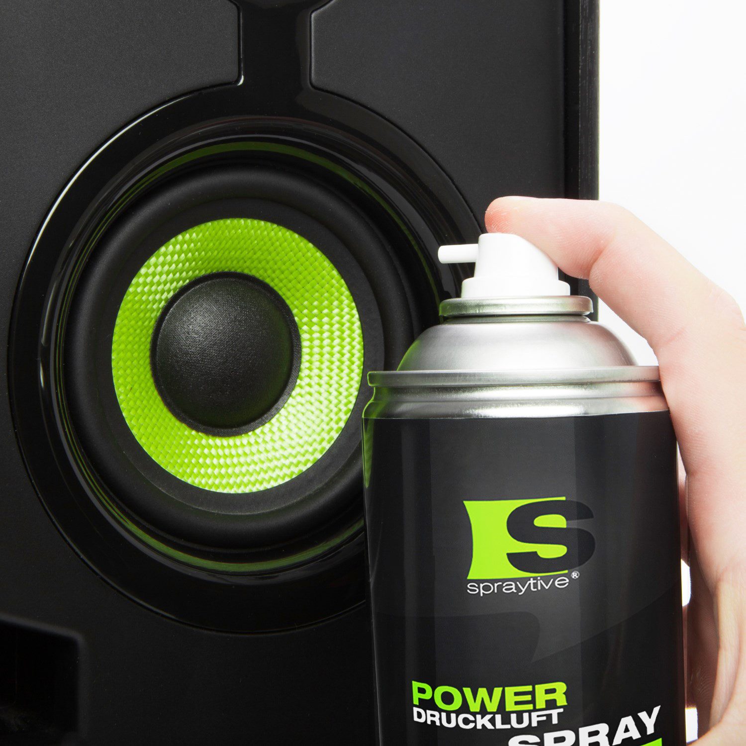 Spraytive 1x 400ml Druckluftspray - Druckluftreiniger Air Duster Luftdruckspray Druckluftreiniger (Made in Germany)