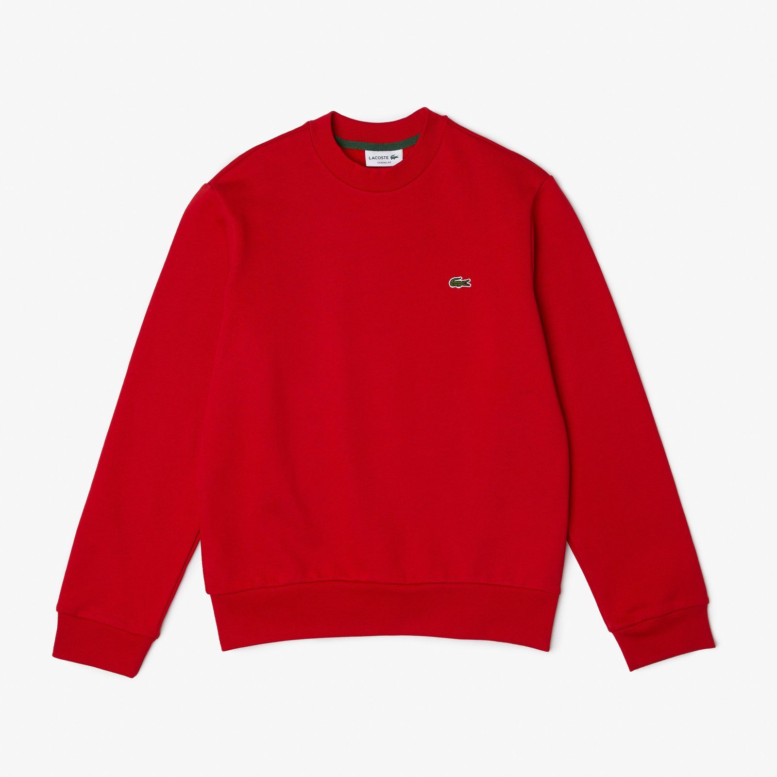 Lacoste Sweatshirt Jogger Sweatshirt mit aufgerauter Baumwoll-Innenseite
