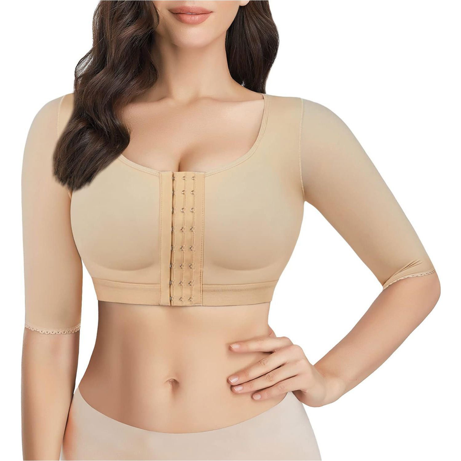 Soft-BH Postoperative BHs für Damen,Figurformender BH mit Frontverschluss