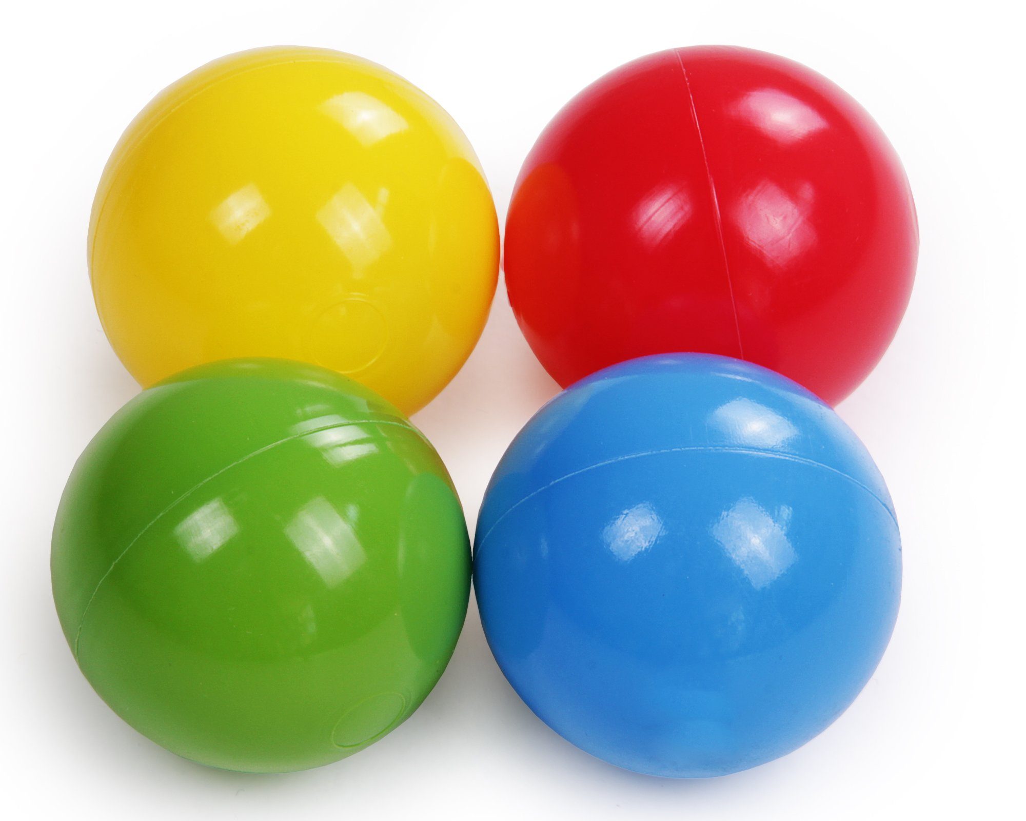 Ballnetz Bällebad-Bälle Set für 100 Bälleparadies, Kinder ONDIS24 Bälle für mit Bällebad Badebälle