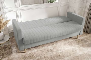 99rooms 3-Sitzer Melisa, Sofa, Schlafsofa, Sitzkomfort, mit Bettfunktion, mit Bettkasten, Modern Design