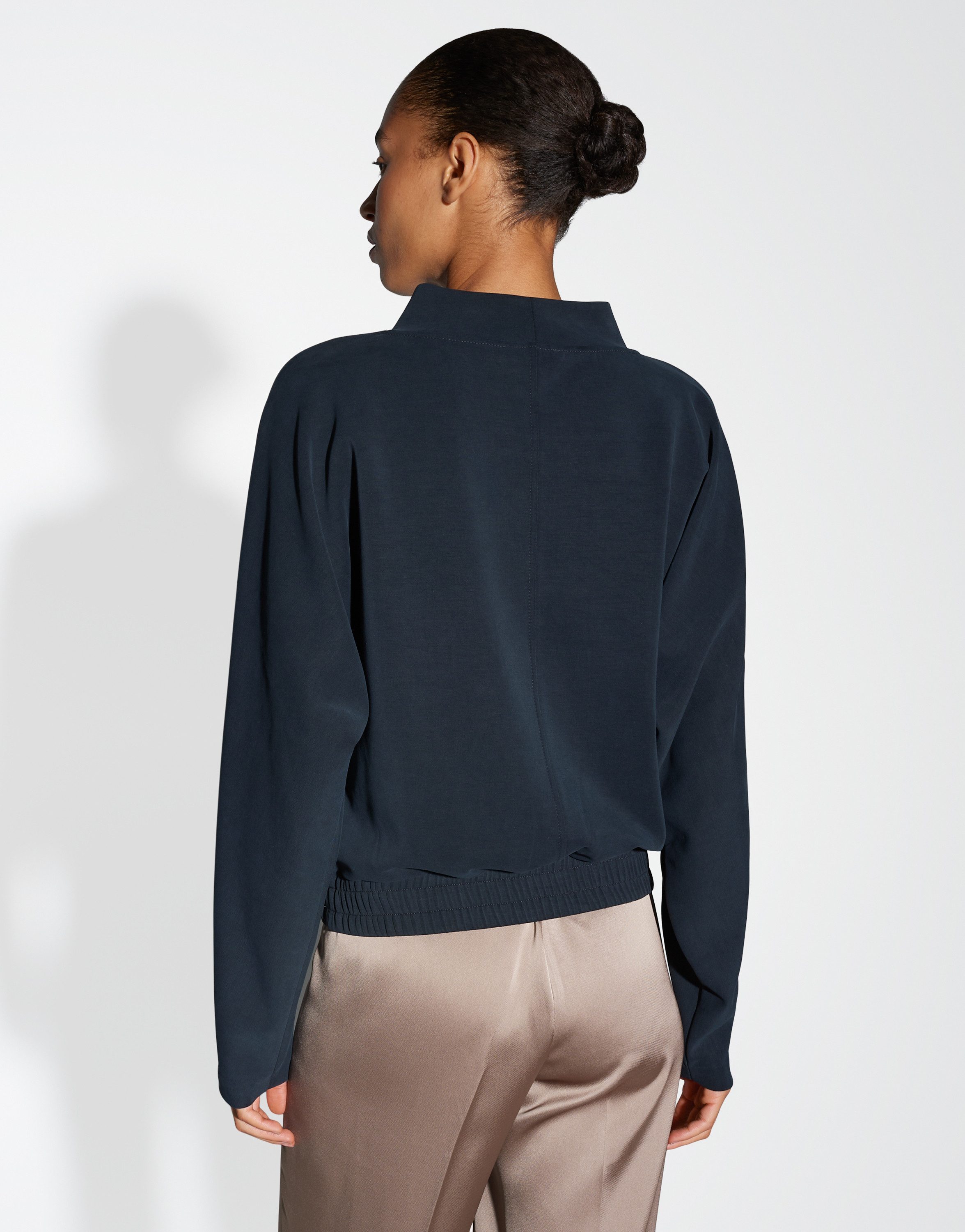 OPUS Sweatshirt GULITTA Loose mit samtiger Oberfläche günstig online kaufen