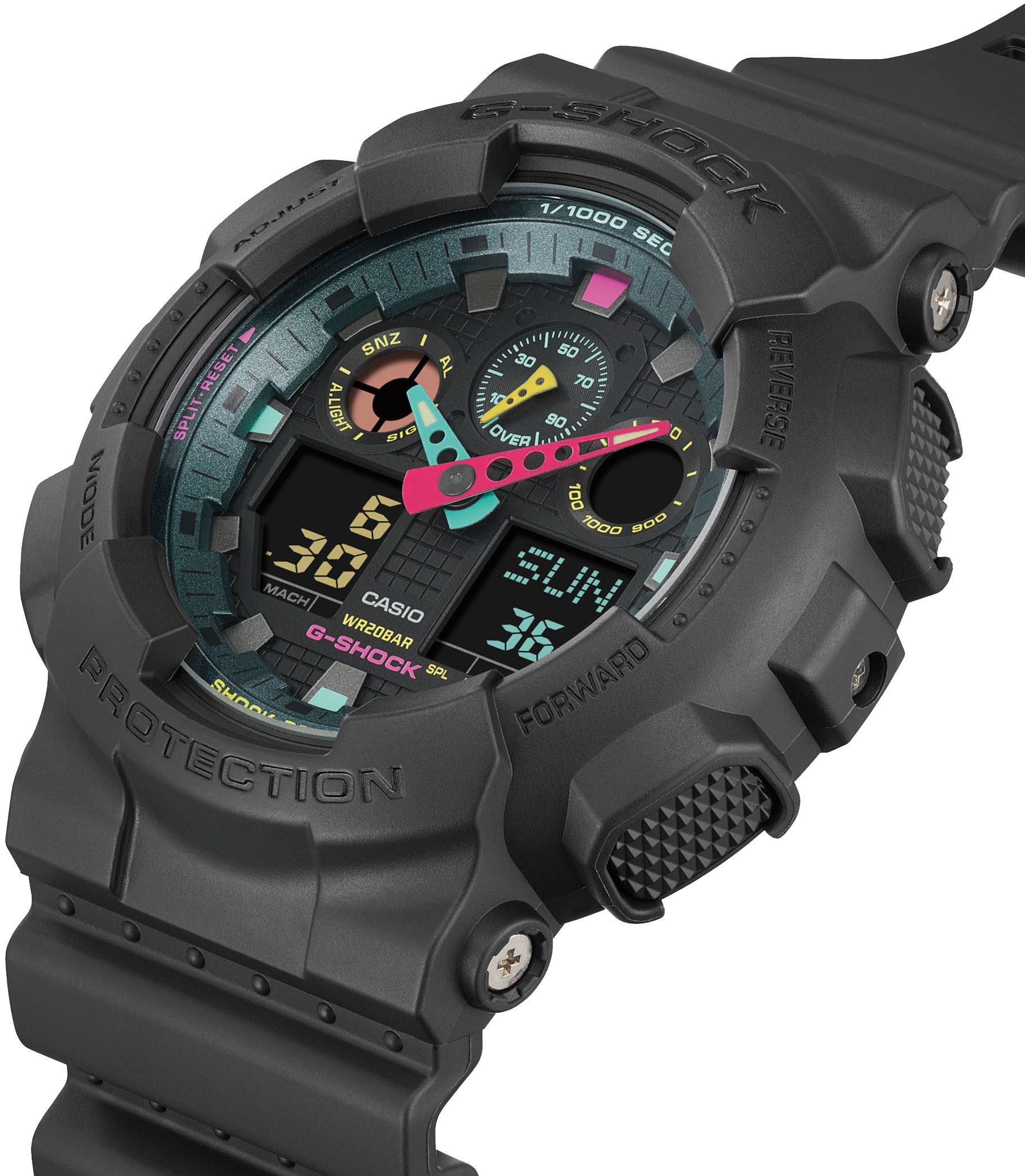 CASIO G-SHOCK Chronograph GA-100MF-1AER, Quarzuhr,Armbanduhr,Herrenuhr,digi günstig online kaufen