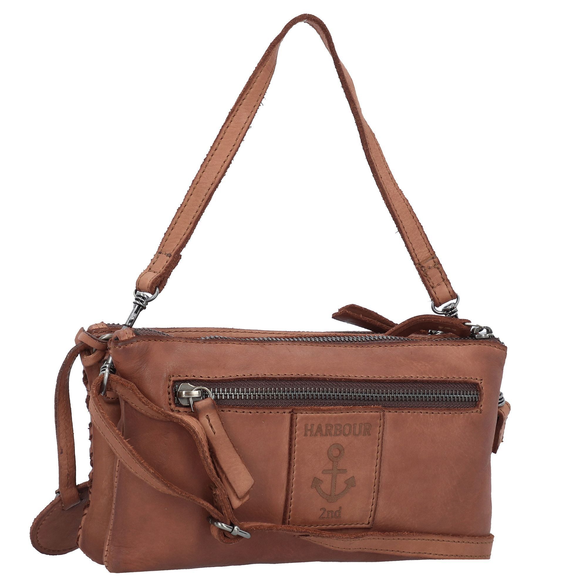 HARBOUR 2nd Schultertasche Soft Weaving, Leder