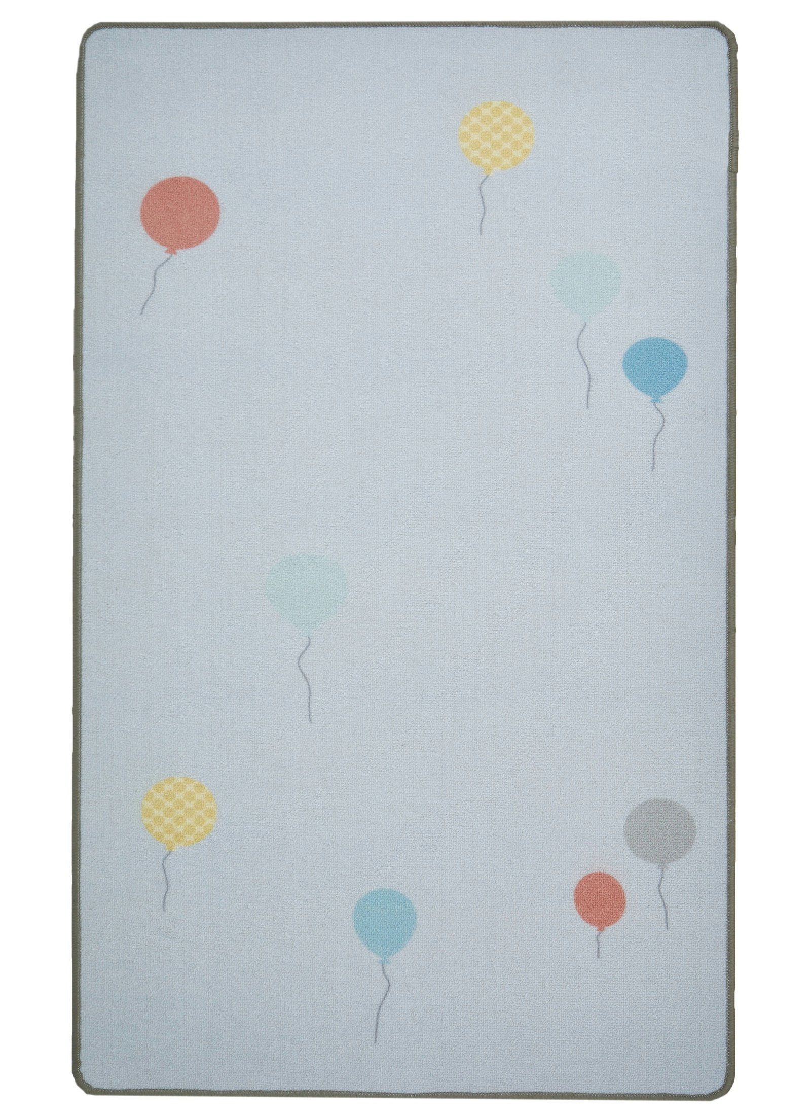 Kinderteppich Baloon, Happy Rugs, rechteckig, Höhe: 6 mm, Kurzflor blau