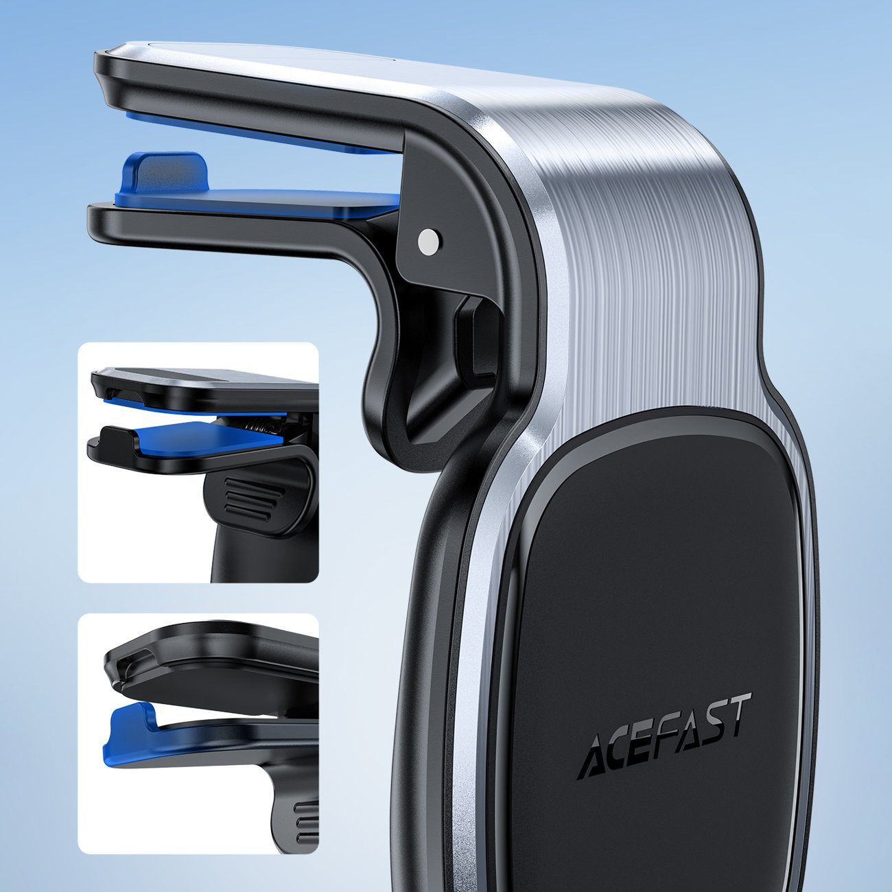 Acefast Handy-Halterung D16 AUTO Handy Halterung Magnet KFZ Lüftung Gitter 360°, (bis 7,00 Zoll, Tragekraft bis zu 3,5 kg, für Lüftungsgitter) – Bild 5 von 5